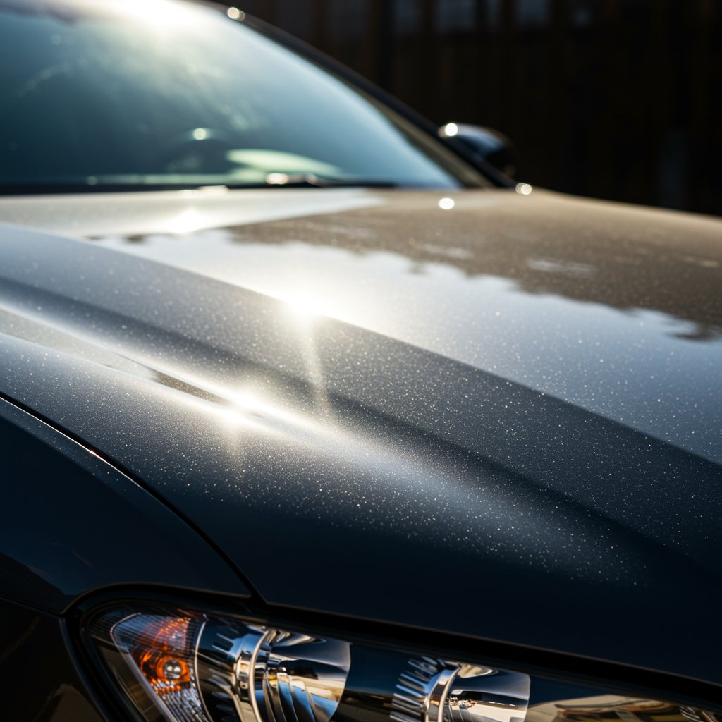 Vinyl Wrap In Scarborough Car Hood With Flawless Vinyl Wrap Finish Reflecting Sunlight Showcasing Smooth And High Quality Surface